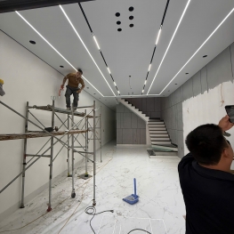 Công trình Nhựa Ốp Tường Bình Dương Trường Chợ Lớn thi công